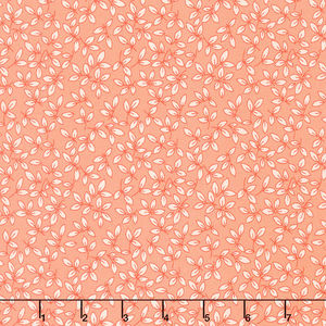 1930's Basics - Leaves Orange Yardage