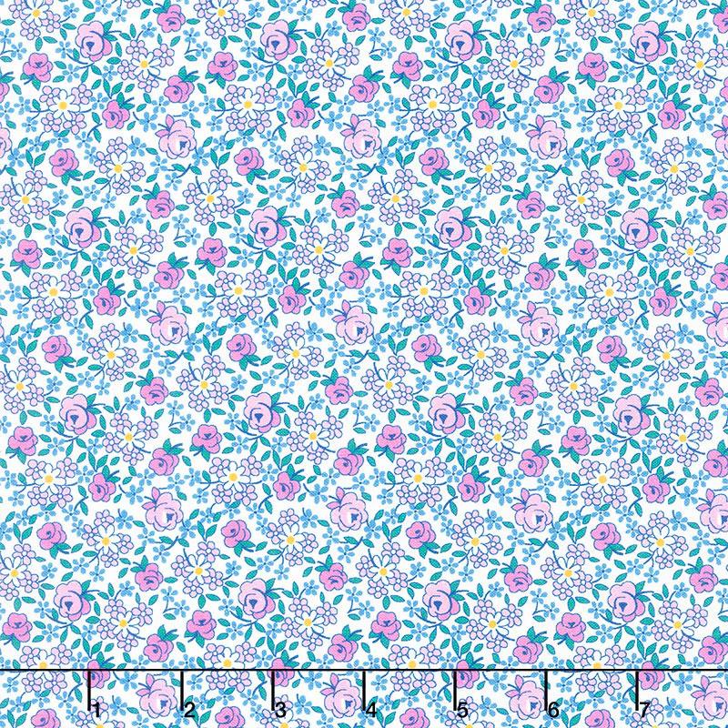 1930's Basics - Roses Pansy Yardage