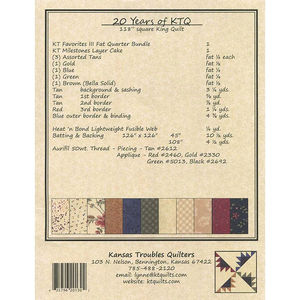 20 Years of KTQ Block of the Month Pattern