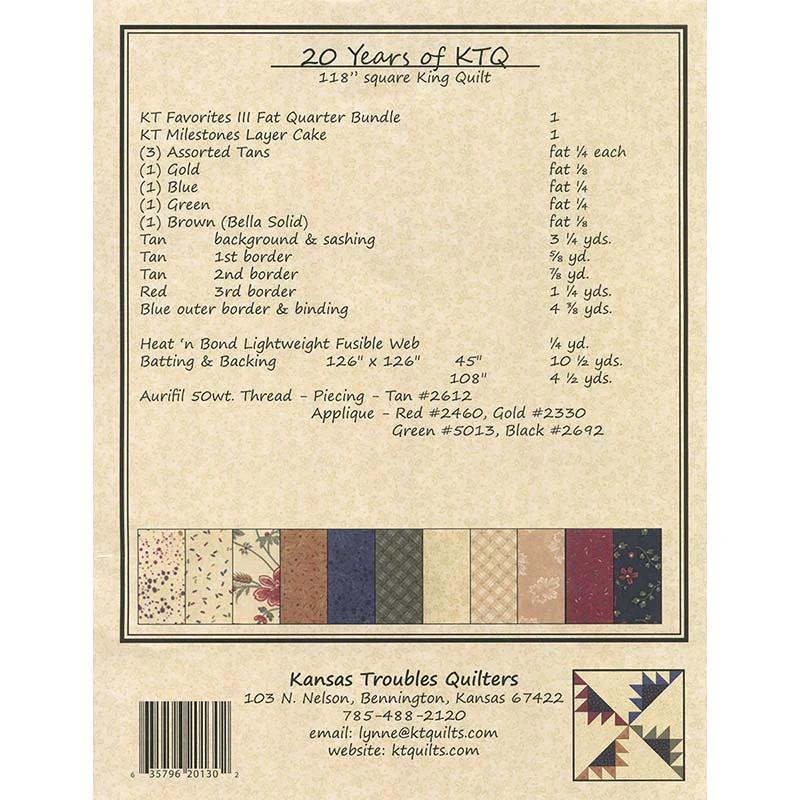 20 Years of KTQ Block of the Month Pattern