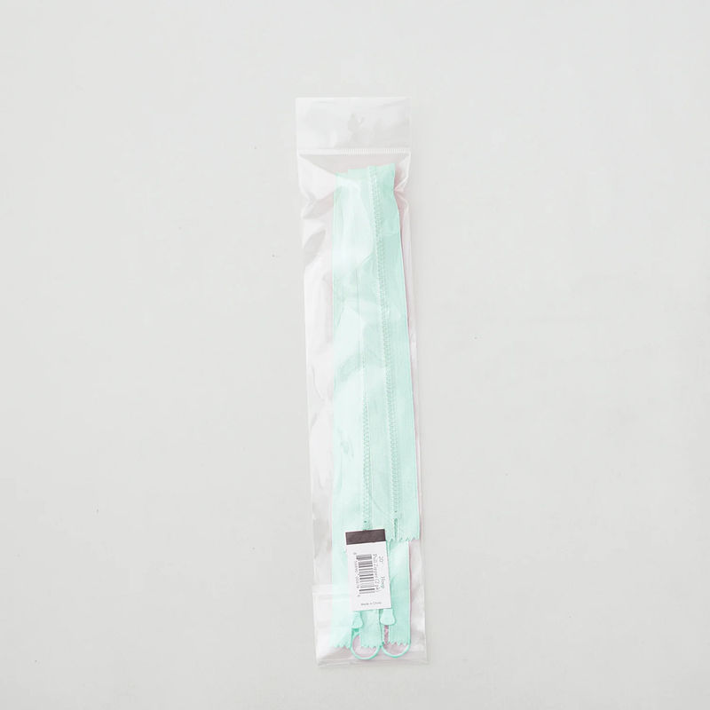 20" Hoop Pull Zipper - Mint - Two Pack