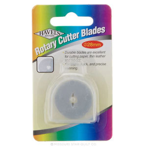 28mm Rotary Blade Refills from Havel's Sewing (2 pk)