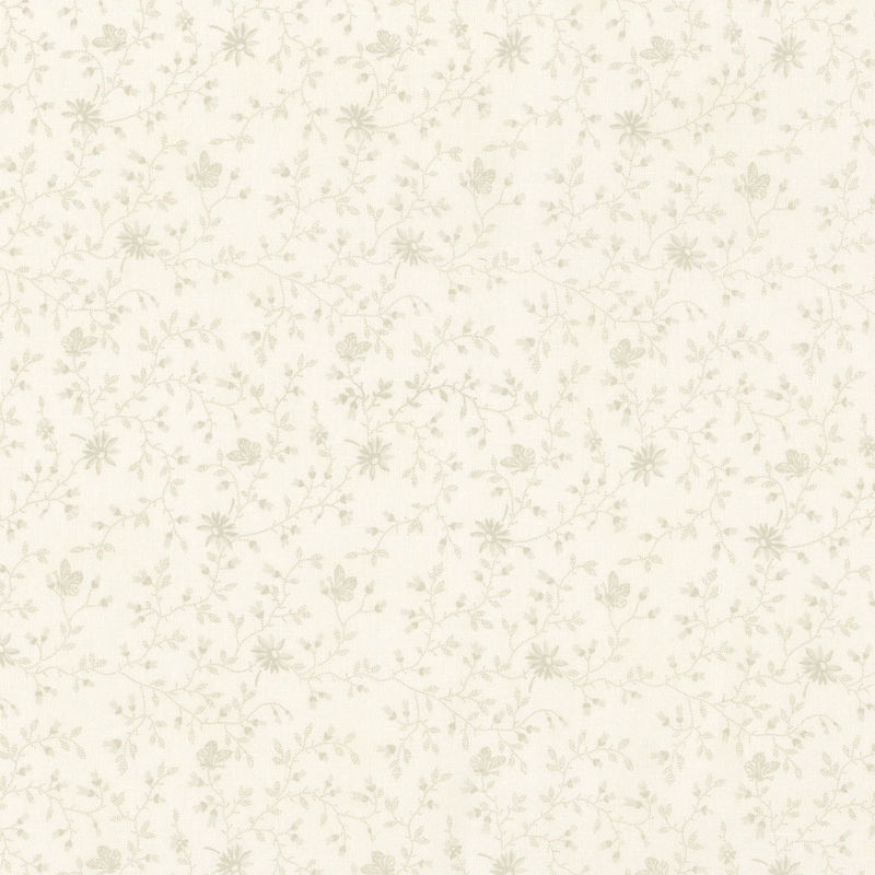 3 Sisters Favorites Vintage Linens - Papillion Bramble Porcelain Yardage
