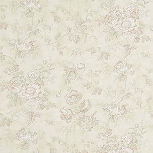 3 Sisters Favorites Vintage Linens - Sister's Floral Taupe Yardage