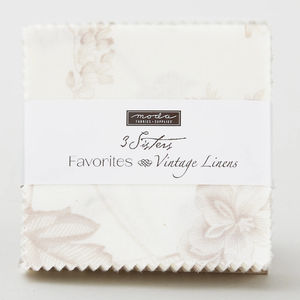 3 Sisters Favorites Vintage Linens Mini Charm Pack