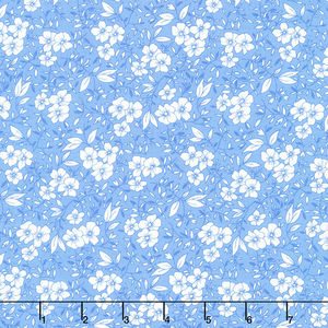30's Playtime - Friendly Blooms Sky Yardage