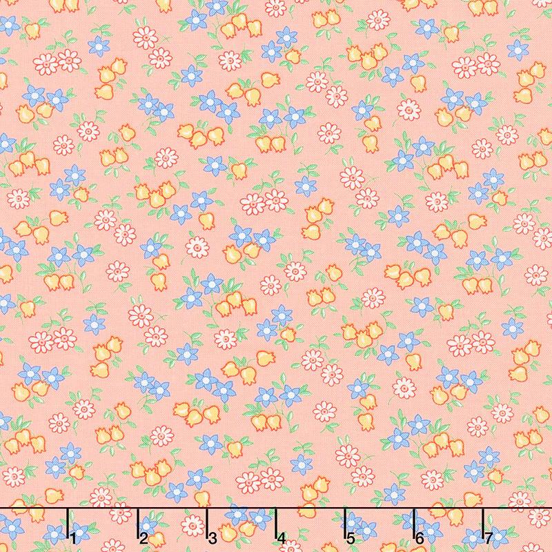 30's Playtime - Posie Petal Pink Yardage