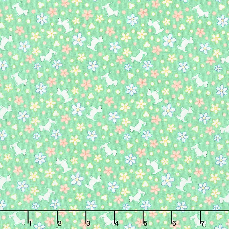 30's Playtime - Scottie Stroll Aloe Yardage