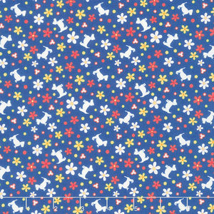 30's Playtime - Scottie Stroll Bluebell Yardage