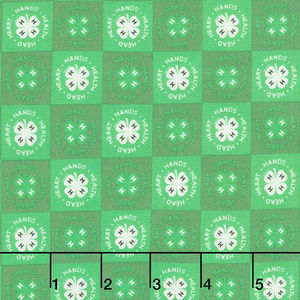 4-H - Clover Blocks Green Yardage