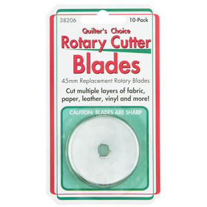 45mm Rotary Cutter Replacement Blades - 10-Pack