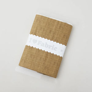 5 Yards on a Missouri Star Acrylic Bolt - Laundry Basket Favorites Linen Texture - Raw Umber