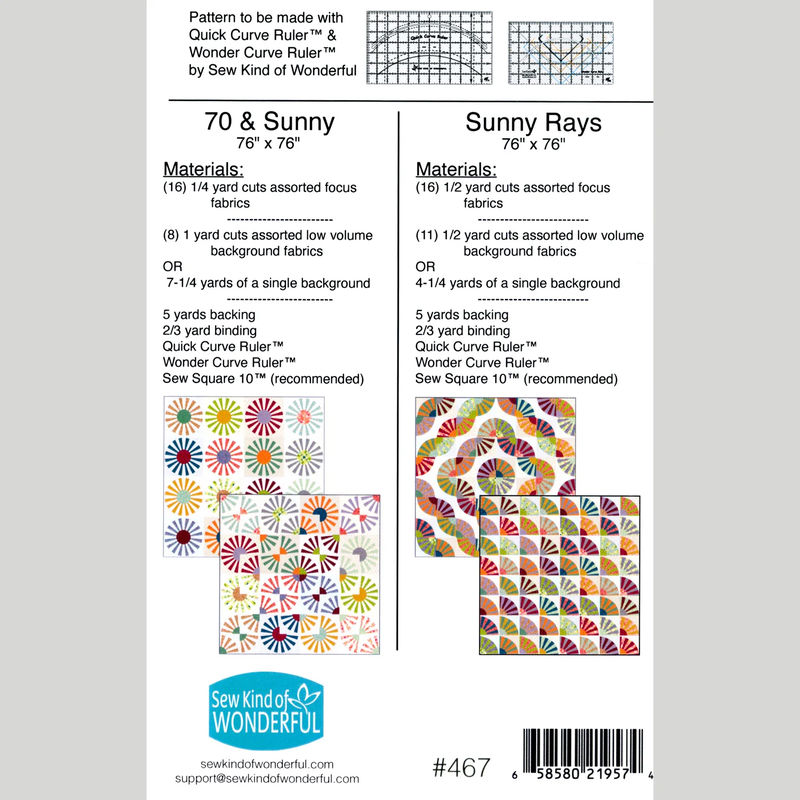 70 & Sunny Sunny Rays Quilt Pattern