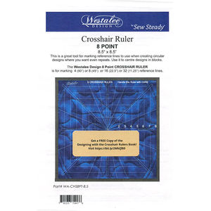 8 1/2" Cross Hair Square Ruler