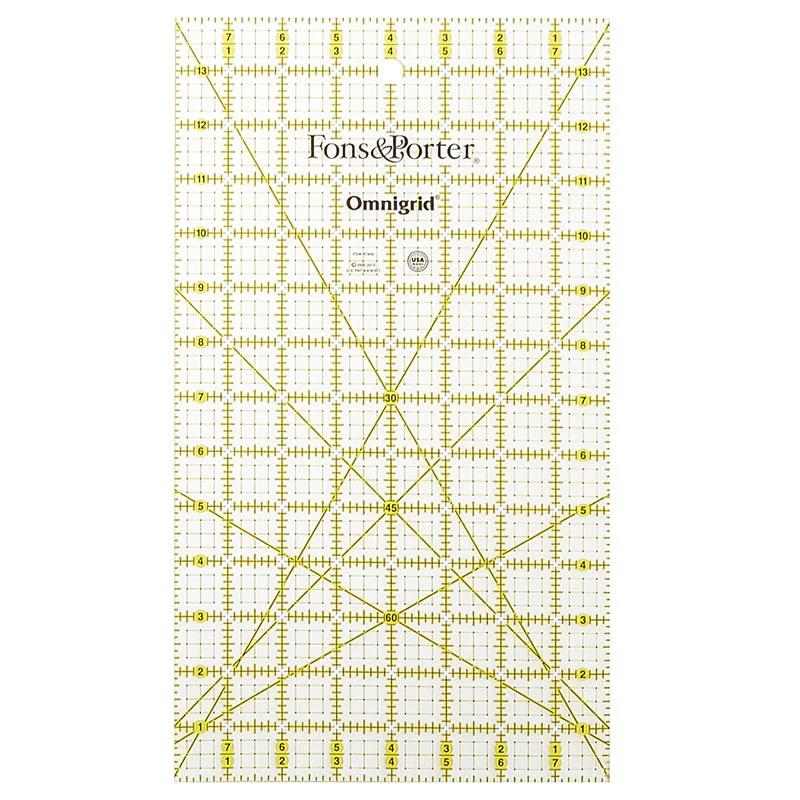 8" X 14" Basic Rotary Cutting Ruler