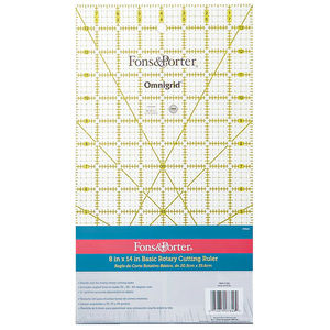 8" X 14" Basic Rotary Cutting Ruler