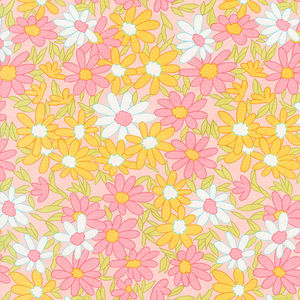 A Blooming Bunch - Daisy Chain Bubblegum Yardage