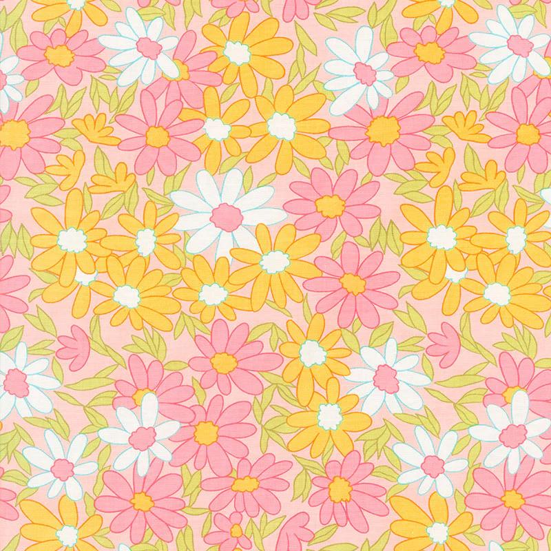 A Blooming Bunch - Daisy Chain Bubblegum Yardage