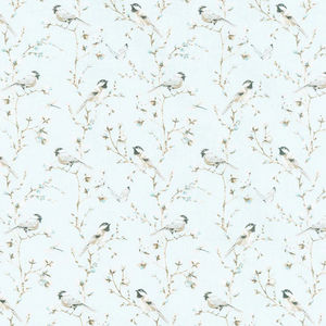 A Country Weekend - Birds and Butterflies Seaglass Yardage