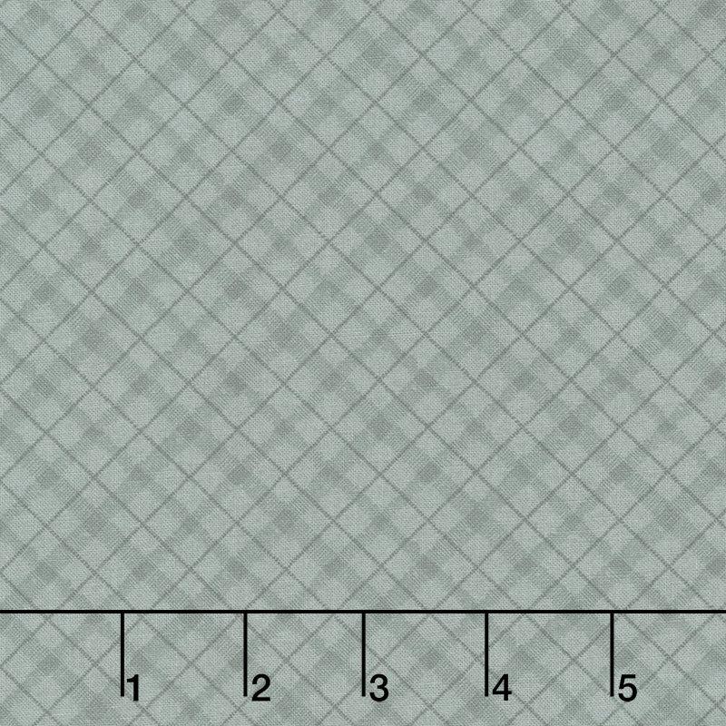 A Country Weekend - Diagonal Plaid Green Yardage