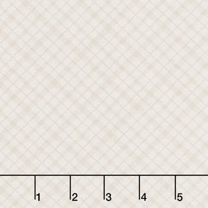A Country Weekend - Diagonal Plaid Tan Yardage