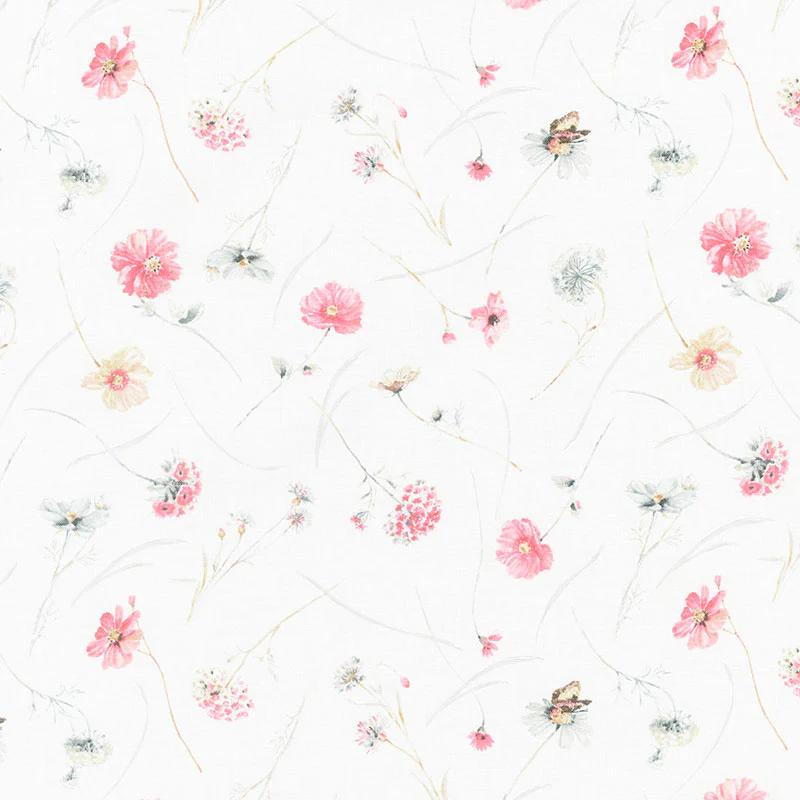 A Country Weekend - Wildflower Toss Ivory Yardage