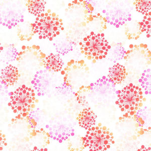 A Groovy Garden - Dandy Red Yardage