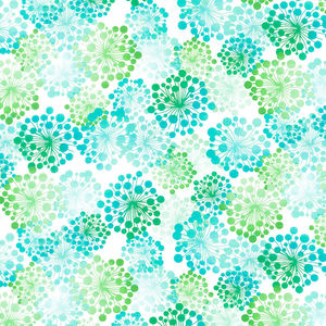 A Groovy Garden - Dandy Green Yardage