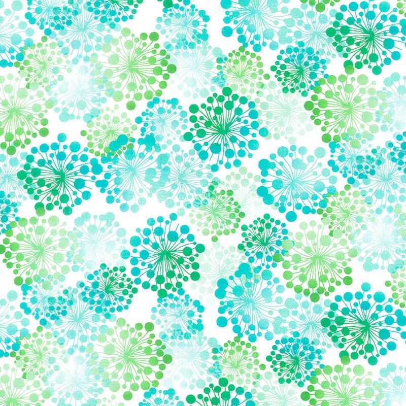 A Groovy Garden - Dandy Green Yardage