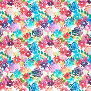 A Groovy Garden - Garden Small Multi Yardage