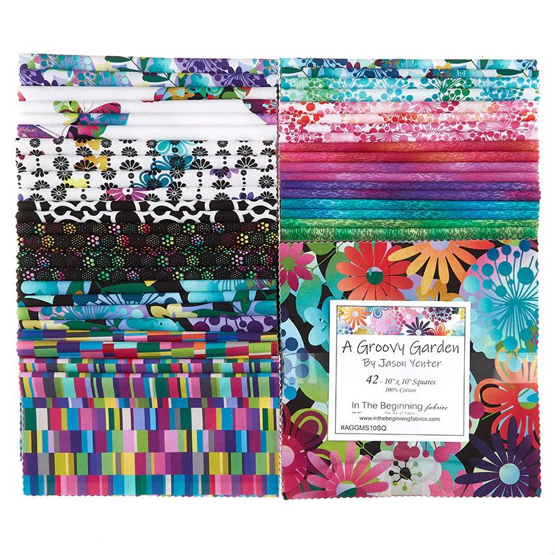 A Groovy Garden 10" Squares