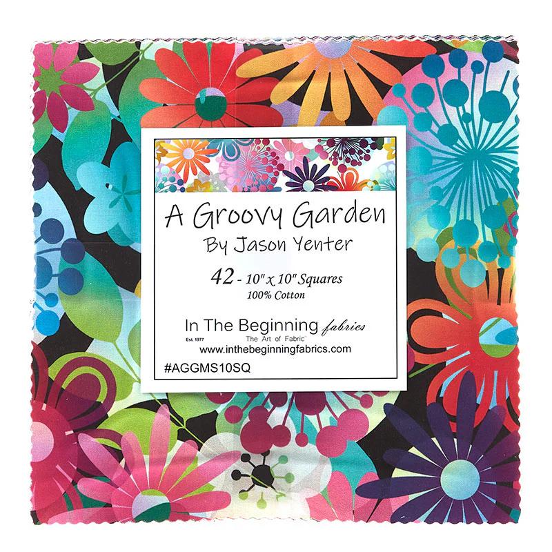 A Groovy Garden 10" Squares