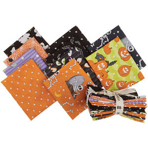 A Haunting We Will Glow Glow in the Dark Fat Quarter Bundle
