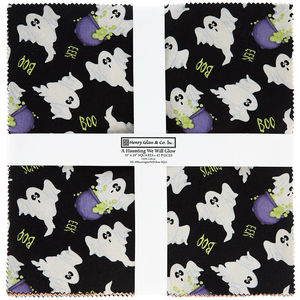 A Haunting We Will Glow Glow in the Dark 10" Squares