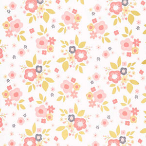 A Little Bit of Sparkle - Main White Metallic Yardage