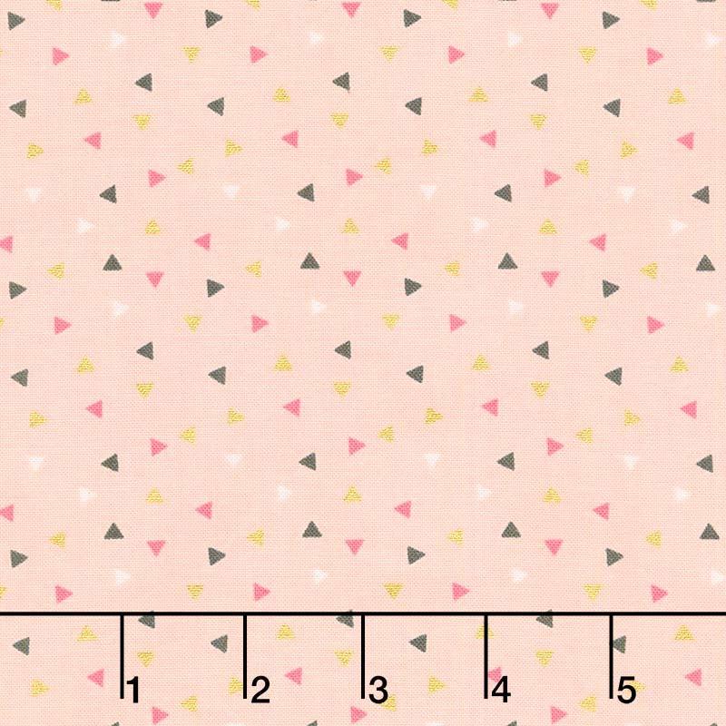 A Little Bit of Sparkle - Scatter Pink Metallic Yardage