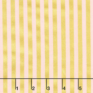 A Little Bit of Sparkle - Stripe Pink Metallic Yardage