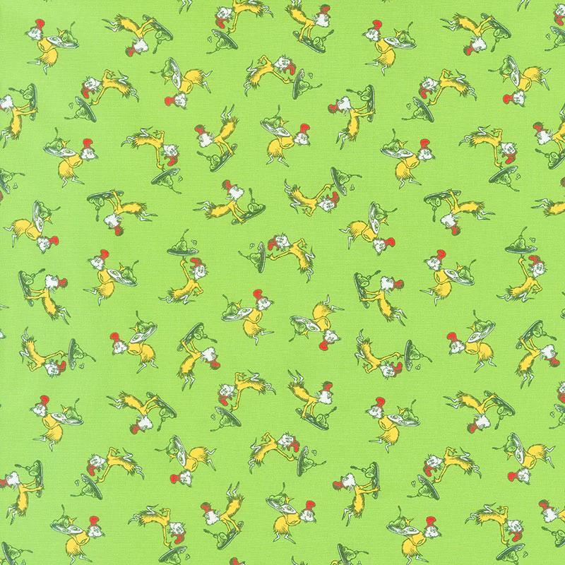 A Little Dr. Seuss - Eggs And Ham Green Yardage
