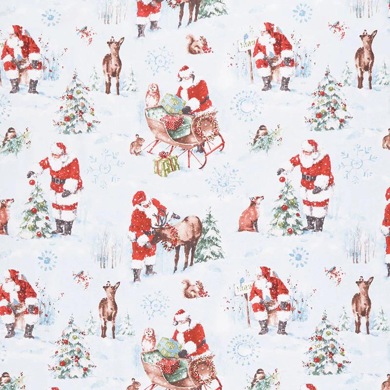 A Magical Christmas - Large Allover Blue Yardage
