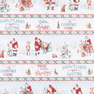 A Magical Christmas - Repeating Stripe Multi Yardage
