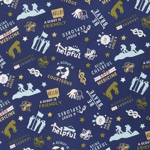 A Scout Is - Boy Scouts Navy Yardage