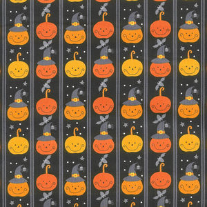 A Spooky Good Time - Pumpkin Line Midnight Yardage