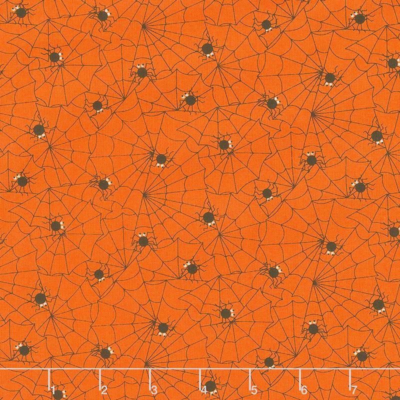 A Spooky Good Time - Spider Web Pumpkin Yardage