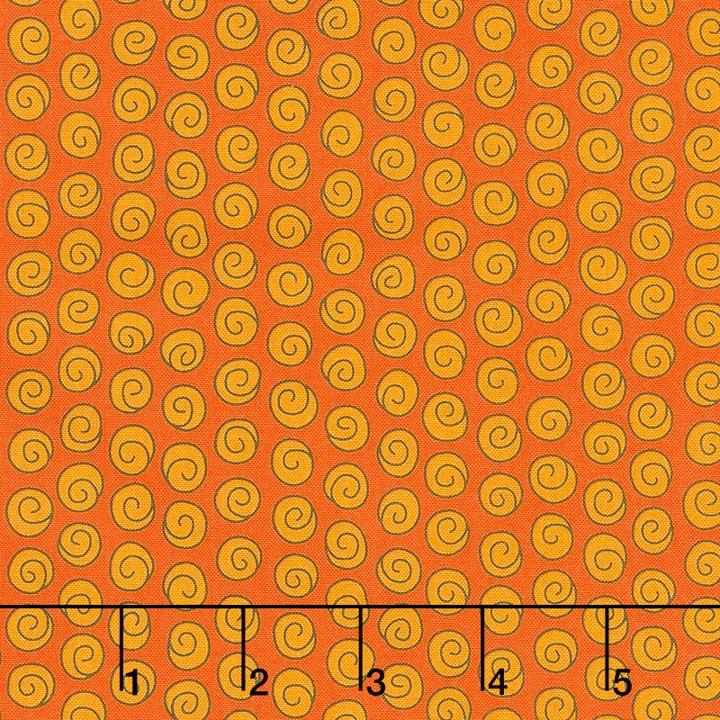 A Spooky Good Time - Swirls Pumpkin Yardage