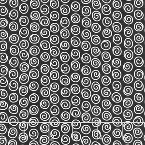 A Spooky Good Time - Swirls Midnight Yardage