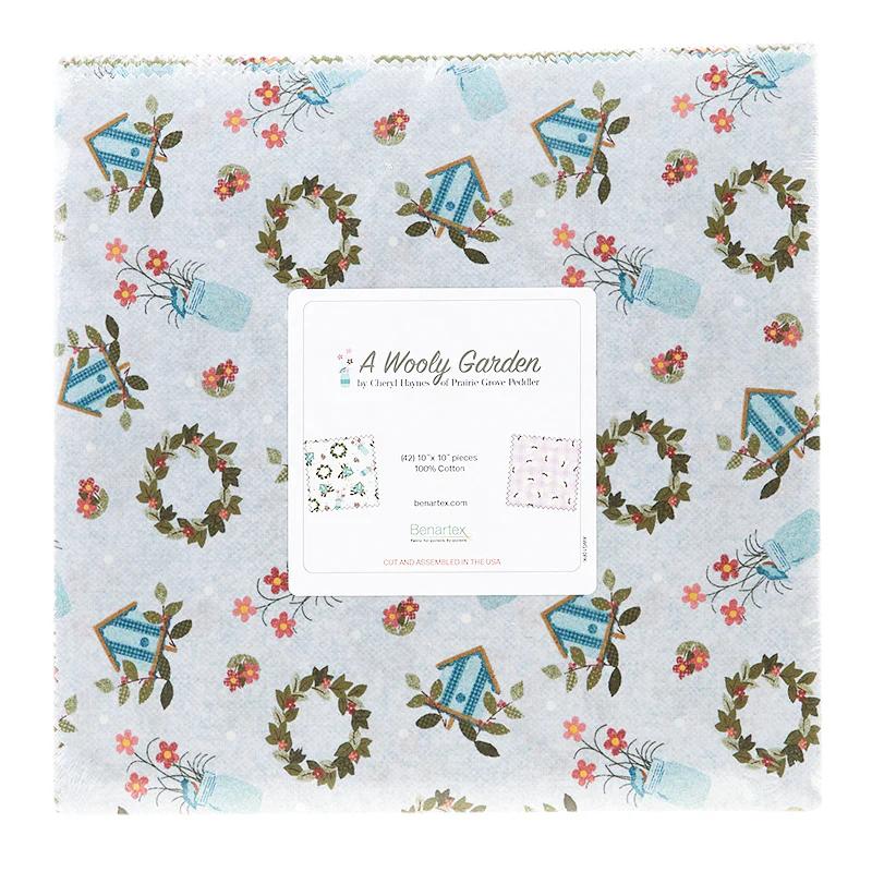 A Wooly Garden 10" Squares