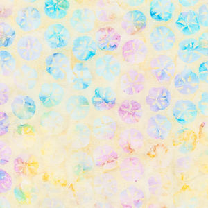 Abalone Batiks - Sand Dollar Parchment Yardage