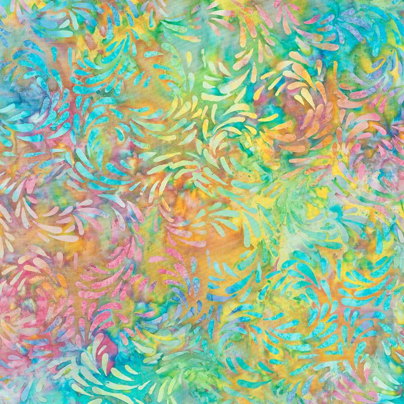 Abalone Batiks - Splash Mardigras Yardage