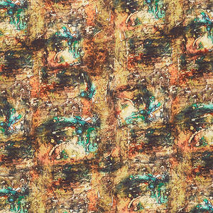 Abandoned 2 - Dropcloth Multi Digitally Printed Yardage