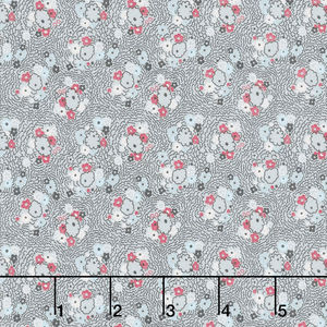 Abbie - Daisy Gray Yardage